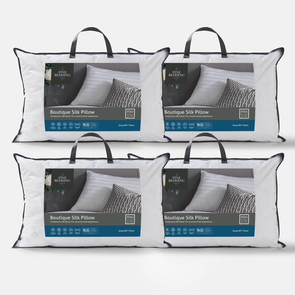 Set of 4 - Boutique Silk Pillows Bundle