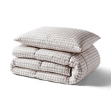 Night Lark® Gingham Print Coverless Duvet Set