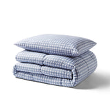 Night Lark® Gingham Print Coverless Duvet Set