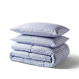 Night Lark® Gingham Print Coverless Duvet Set