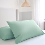 Night Lark/ Night Owl Plain Dye Pillowcase Pair Green