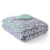 Night Lark/ Night Owl Wild Leopard Coverless Duvet Folded l Warm Stone