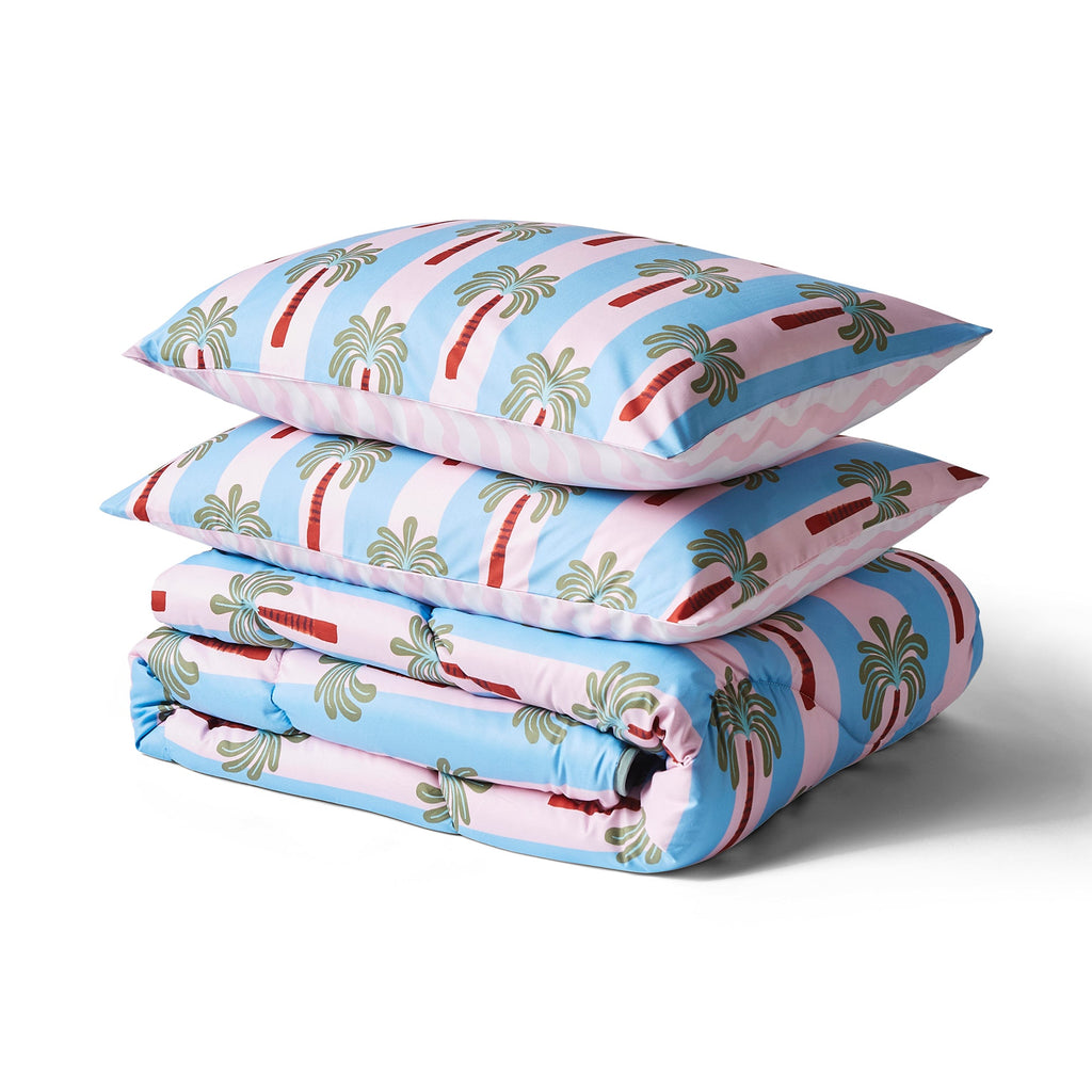 Night Lark® x Eleanor Bowmer Electric Coast Coverless Duvet Set