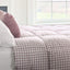 Night Owl® Gingham Print Coverless Duvet - Berry