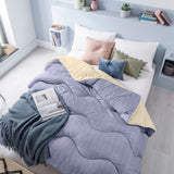 Night Lark Geo Stripe Duvet Lifestyle_Blue