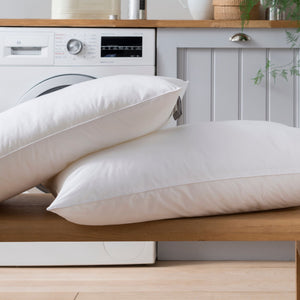 Spundown washable pillow pair